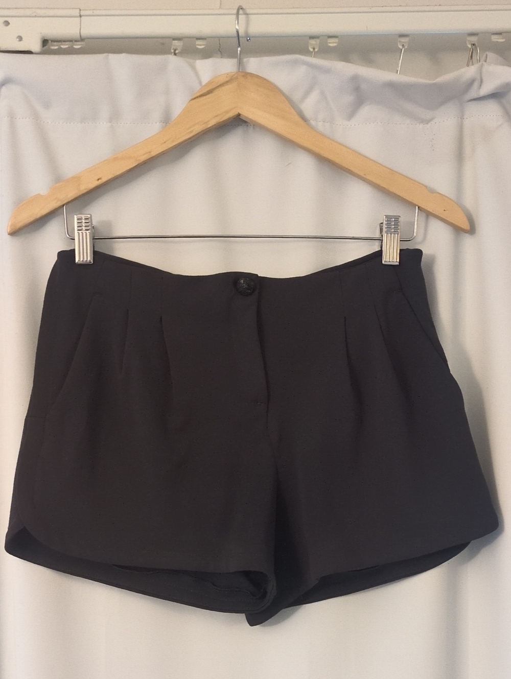 Mango Suit Black Women's Tailored Shorts